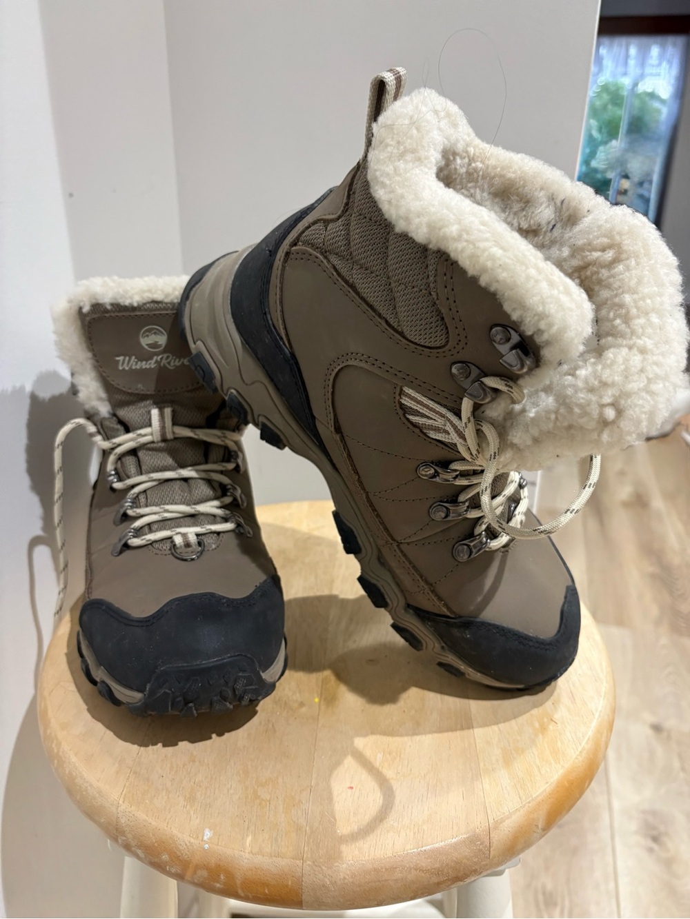 WindRiver Faux-Shearling Lined Hiking/winter Boots